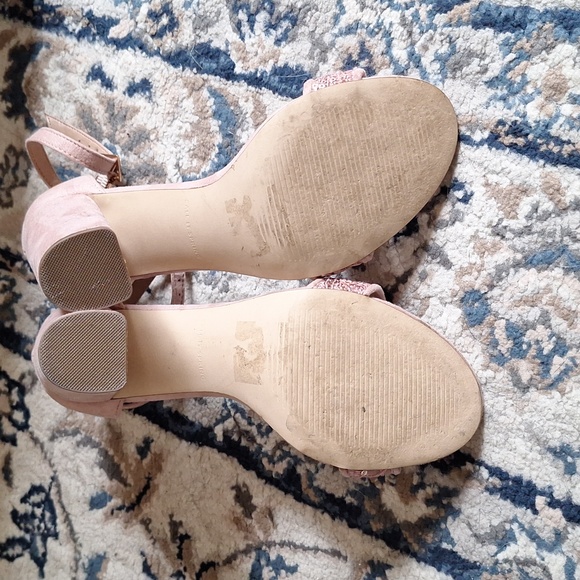 Call It Spring Pink Sparkly Heels - Picture 5 of 7